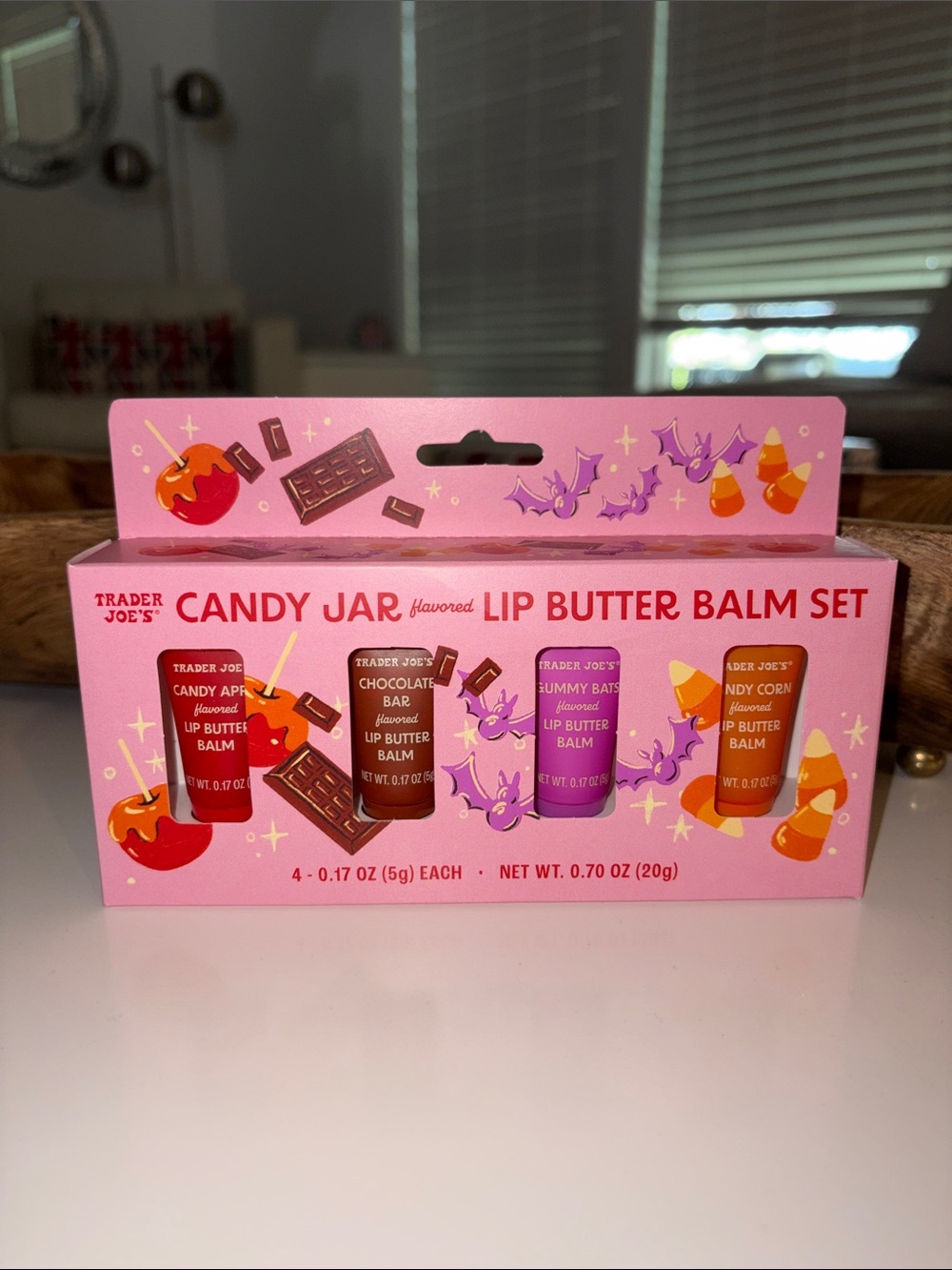Trader Joe’s Candy Jar Lip Butter Balm
 Set of 4